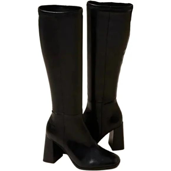 Steve Madden Black Knee‑High Boots NIB | Block Heel Tall Boots | Size 8.5 - Picture 2 of 6
